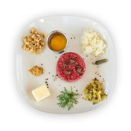 Polish-style beef tartare